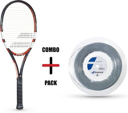 BABOLAT Combo Pack - Pure Control Gt Un-Strung And Pro Xtreme X 200m Tennis Kit
