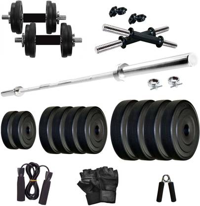 KRX 18 kg PVC COMBO 9 WB Home Gym Combo