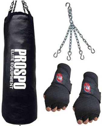 PROSPO 24" Synthetic Leather Extra Heavy duty Pack Boxing Kit