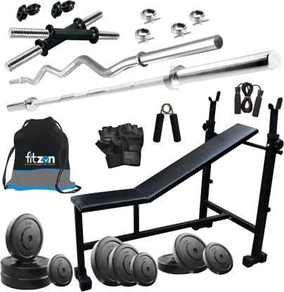 FITZON 100 kg COMBO 5 Home Gym Combo