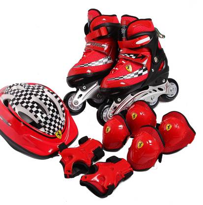 SWAGSPIN FK33-1 INLINE SKATE RED 34-37 Skating Kit