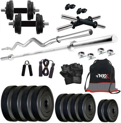 KRX 18 kg PVC COMBO 2 Home Gym Combo