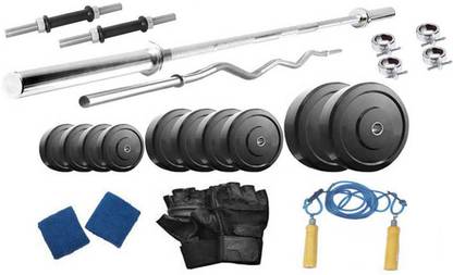 Protoner 60 kg 60 Kgs & 4 Rods Home Gym Combo