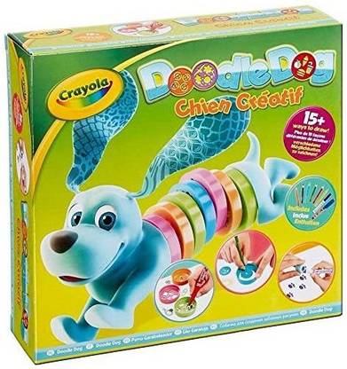 CRAYOLA Doodle Dog Arts and Crafts Toy with Pencils and Marker Pens