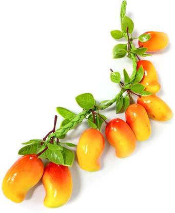 Nikush Artificial Fruit - Artificial Mango for Decorate Kitchen Wall Hanging And Parties Restaurants Table Centerpiece Décor 8pcs Artificial Fruit