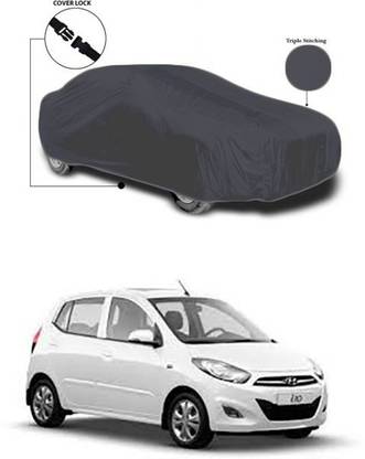 Wadhwa Creations Car Cover For Hyundai i10 (Without Mirror Pockets)