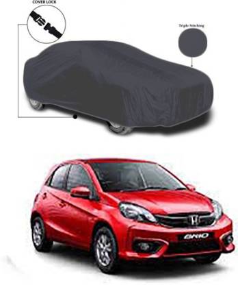 Wadhwa Creations Car Cover For Honda Brio (Without Mirror Pockets)