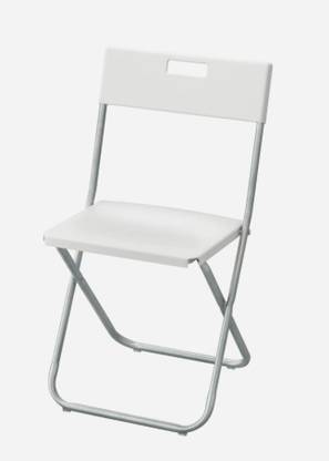 IKEA GUNDE Folding chair, white