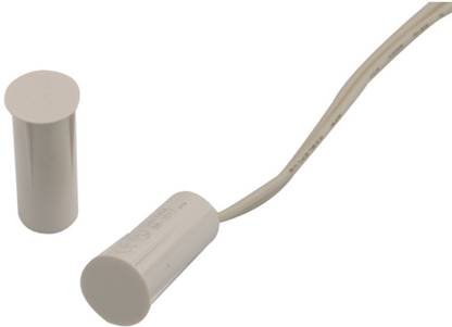 HARI ENTERPRISE White RC-33 Recessed Wired Security Window Door Contact Sensor Alarm Magnetic Reed Switch for Home Window Door Sensor Electronic Components Electronic Hobby Kit