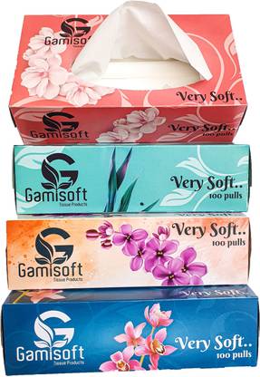 Gamisoft Facial Tissue_2Ply_4pc