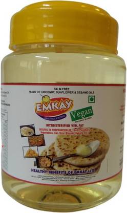 Emkay Coconut Based Vegan Ghee Ghee Plastic Bottle