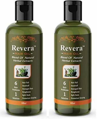 Revera Hair OIl | Blend of Natural Herbal Extracts | 6 Hair problems 1 Solution | 100 ml each | Hair Oil