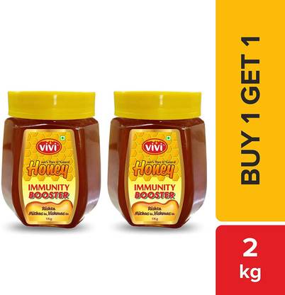 VIVI Honey Pure & Natural,1kg (Pack of 2)