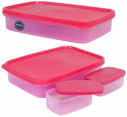 MOVRI Bon Bon Big Lunch Box, 2 Containers Lunch Box
