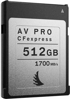 Angelbird AVP512CFX AV Pro CFexpress 2.0 Type B 512 GB Compact Flash Class 10 1700 MB/s  Memory Card Compatible with Camera