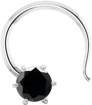 Parnika Cubic Zirconia Sterling Silver Nose Stud