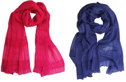 FSI collections Solid Chiffon Women Stole