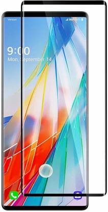 TempGlow Edge To Edge Tempered Glass for LG Wing (Black)