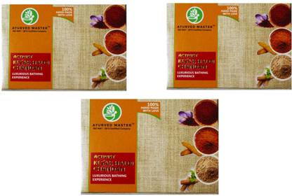 AYURVED MASTER Activist Hand Made Kesar Haldi Chandan Bathing Soap