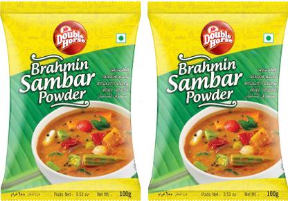 Double Horse Brahmin Sambar Powder 100g(Pack of 2)