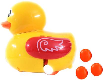 HALO NATION Cute Wind up Duck , Egg Laying Duck Walking Crawling Duck - Mini Egg Hatching Duck Toy - Just Rotate The Mechanical Key & Duck Walks & Lay Eggs