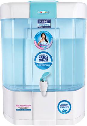 KENT PEARL ZWW MINERAL RO-11098 RO+UV+UF+TDS CONTROLLER (BLUE&WHITE) 20 LTR /HR 8 L RO + UV + UF + TDS Water Purifier