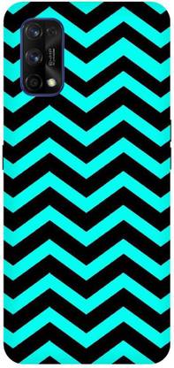 URCHIN Back Cover for Realme 7 Abstrect, Pattern, Colour, Solid, Black, Cool, Neon