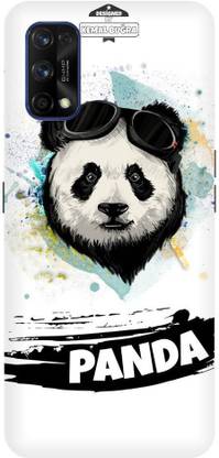 URCHIN Back Cover for Realme 7 panda, Panda, panda love, panda image, cute, funny, cartoon