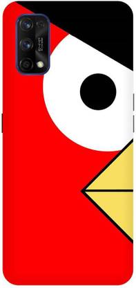BYXIS Back Cover for Realme 7 pro Angry birds, angry bird game, angry bird red