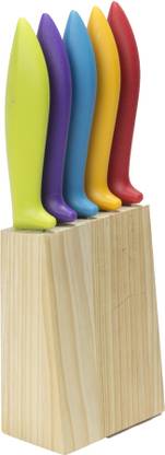 Impressive9 6 Pc Stainless Steel, Plastic Knife Set