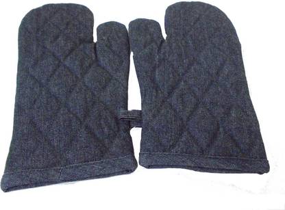 Tidy Black Cotton Kitchen Linen Set