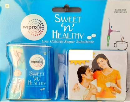 Wipro Sweet n Healthy Low Calorie Sweetner (Sugar Substitute) Aspartame Tablets Sweetener