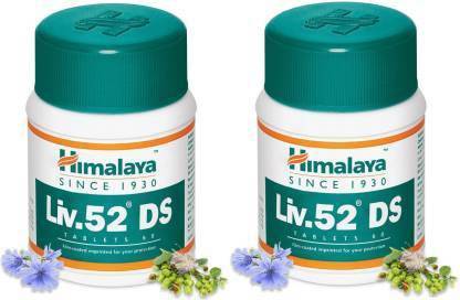 HIMALAYA Liv.52 DS Helps to protect the liver and improve the digestion (Pack of 2)
