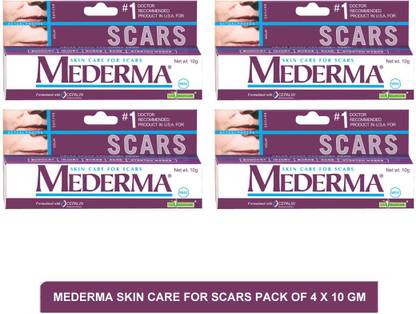 MEDERMA skin care for scars - burns scar removal cream(pack of 4)10g