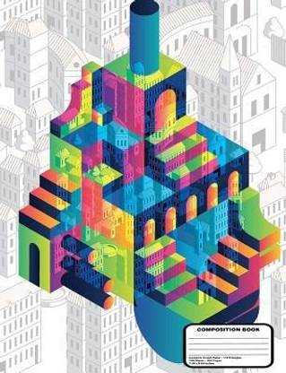 Isometric Grid Graph Paper Notebook - 1/4" Equilateral Triangle Graph Pages - 200 Pages / 100 Sheets, 9-3/4" x 7-1/2"