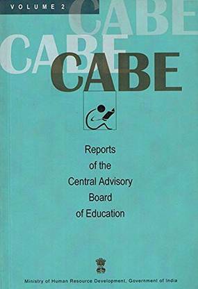Report of the Central Advisory Board of Education(CABE)Volume 1 and Volume2(Set)