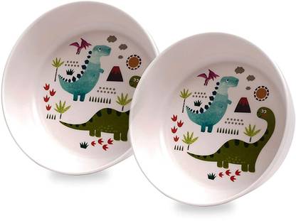 St Stehlen Melamine Serving Bowl Exclusive Melamine Dinosaur Design Bowl for Kids