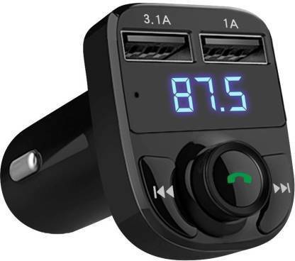 FLY WHEELZ v4.0 Car Bluetooth Device with FM Transmitter, USB Cable, Audio Receiver, Car Charger, 3.5mm Connector