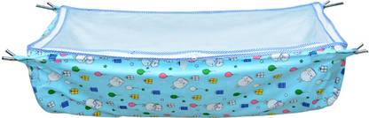 DAKULO Soft Cloth Swing New Born Baby Cradle/Ghodiyu/Khoyu Hammock in Cool Cotton with Net