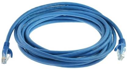 Sadow LAN Cable 5 m Snagless 5 Meter RJ45 Cat-6 Ethernet Patch Internet Cable, Network Internet Cord - RJ45, UTP, Pure Bare Copper Wire