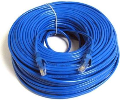Sadow LAN Cable 30 m Snagless 30 Meter RJ45 Cat-6 Ethernet Patch Internet Cable, Network Internet Cord - RJ45, UTP, Pure Bare Copper Wire