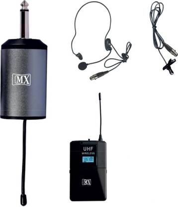 MX UHF Lapel Lavalier, Headworn & Bodypack Wireless Microphone with Mini Portable Receiver 1/4" Output, For Church/Home/Karaoke/Business Meeting ACT-100L Microphone