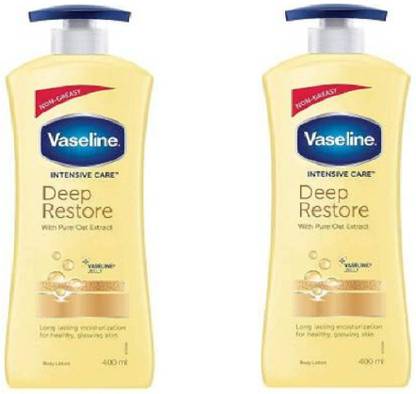 Vaseline winter lotion deep restore 400 ml pack of 2