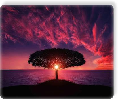 JRP Tree Black / Designer Non Erasable Printed Mouse pad Mousepad
