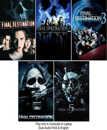 Final Destination Film Series (5 Movies) in Hindi & English both play only in Computer or Laptop HD Quality without Poster