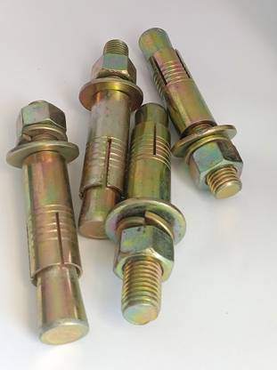 Hardware Nut & Bolt Set Anchor Fastener (4 Pcs) 16mm Thread