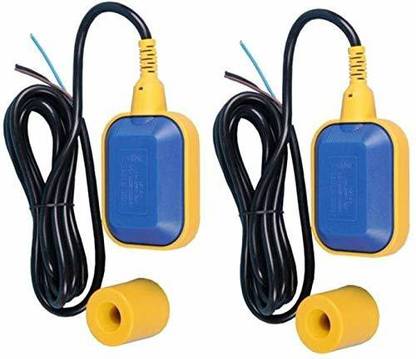 ENRIC Floaty Switch Automatic Water Level Controller 250 Volts Floaty Water Level Controller WLC Square Head Float Switch Wired Sensor Security System Wired Sensor Security System(Pack Of 2pcs) Wired Sensor Security System