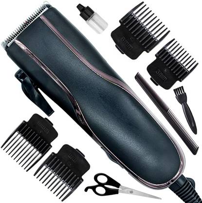 GEMIIE Corded Waterproof Professional Beard Mustache Trimmer High Power Hair Clipper DG Fully Waterproof Body Groomer 0 min  Runtime 4 Length Settings