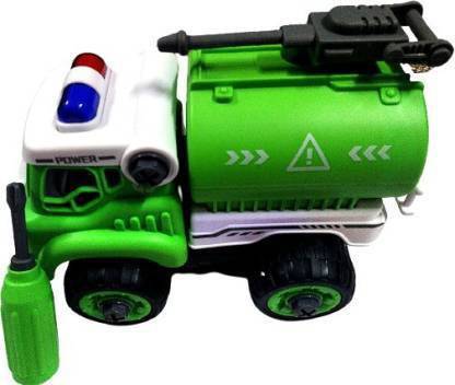 DhyeyCollection Smart City DIY Dissembled Assembled Oil Tank Truck Toy For Kids