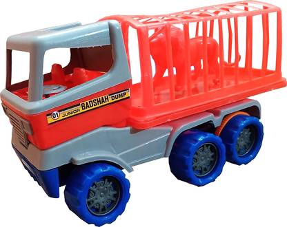AutoVHPR Zoo Truck Carrying Lion in Cage with Friction for Rolling on Ground